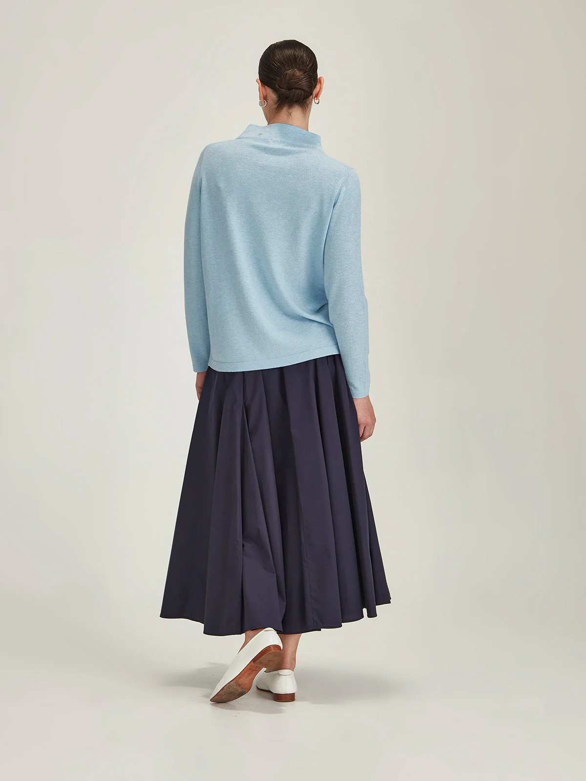 Sills Tamsin Funnel Neck - Air Blue