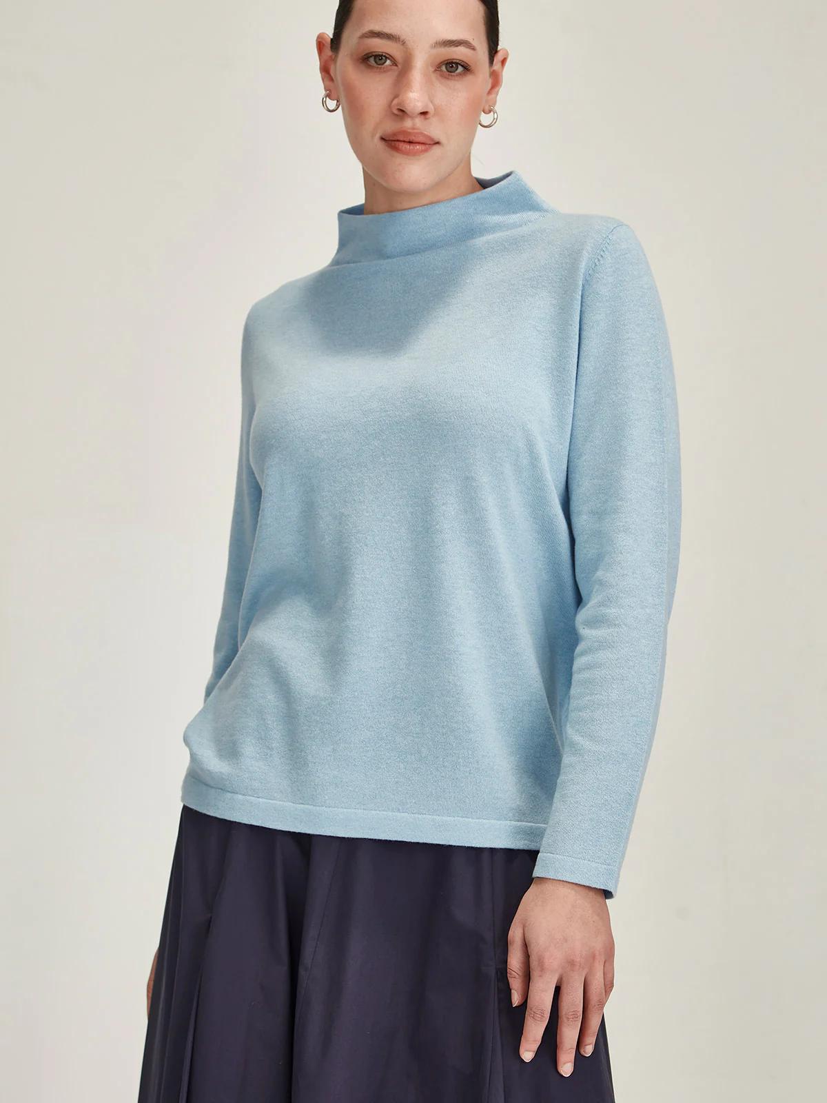 Sills Tamsin Funnel Neck - Air Blue