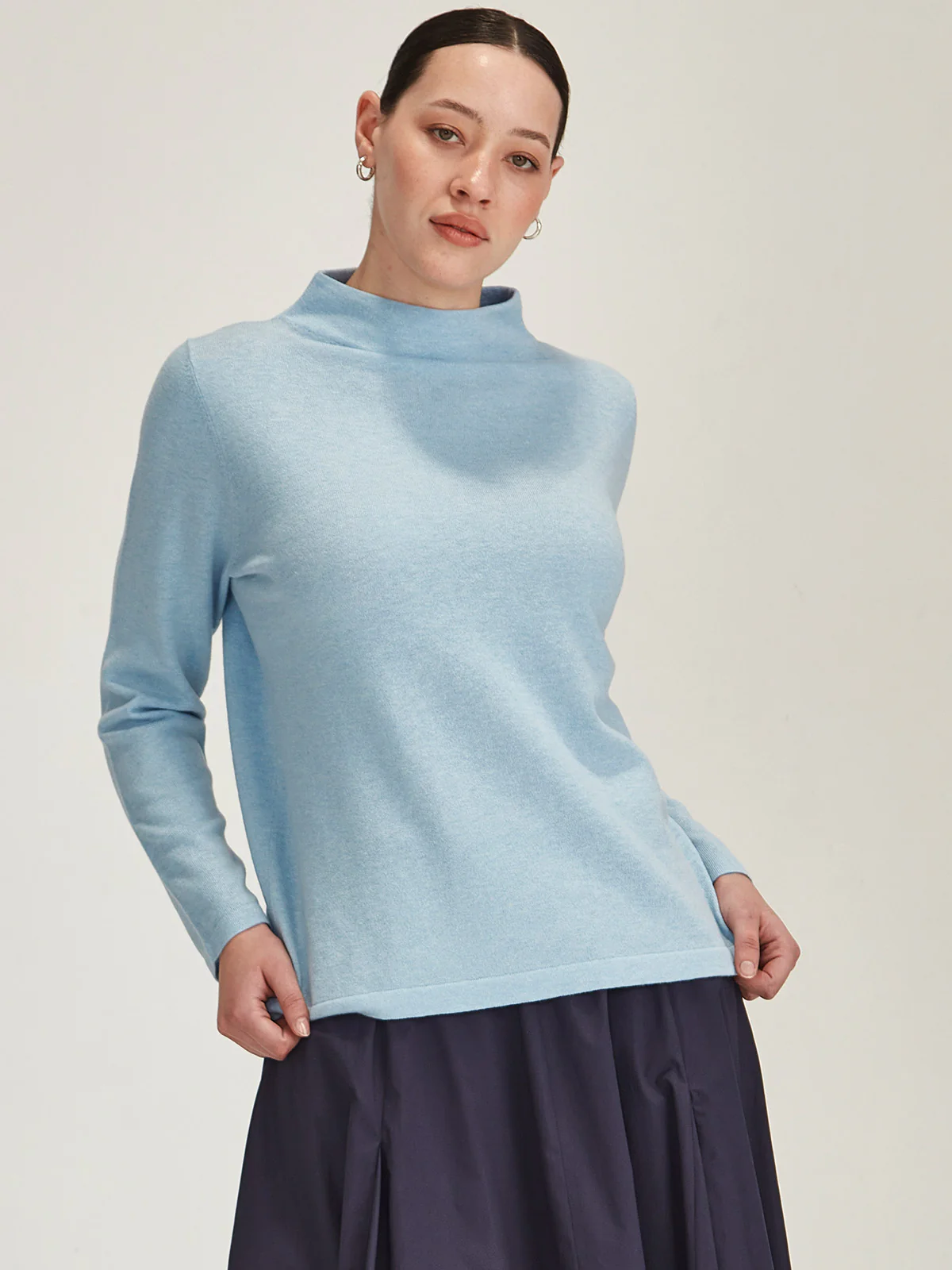 Sills Tamsin Funnel Neck - Air Blue