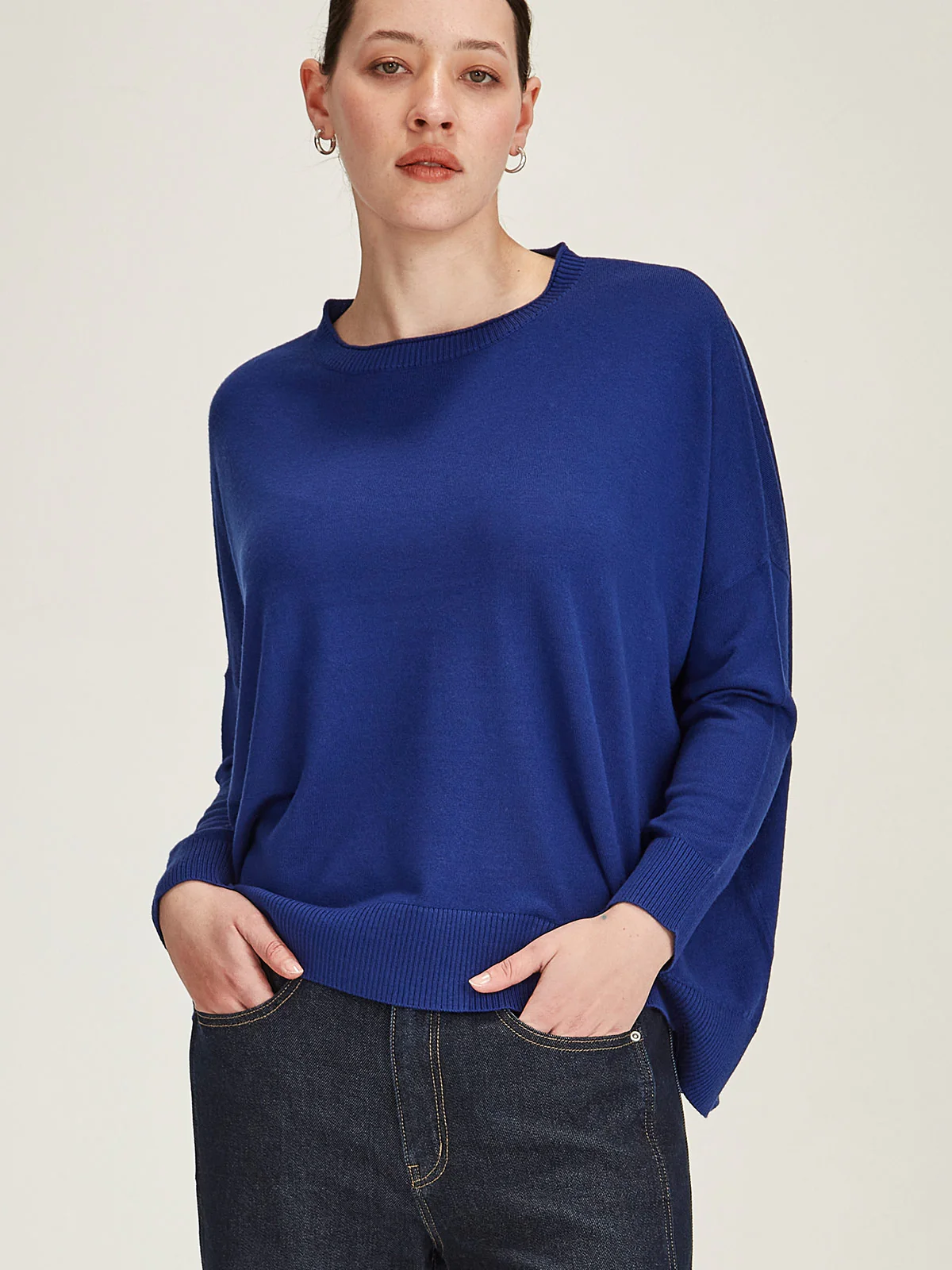 Sills Gemma Merino Weekender - Cobalt