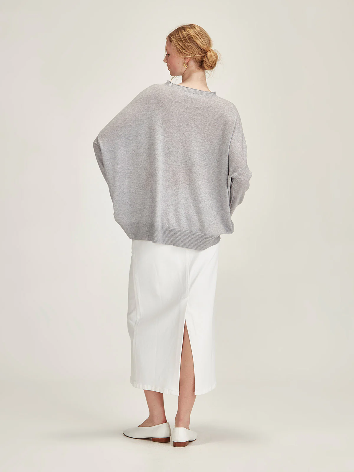 Sills Gemma Merino Weekender - Grey Marle