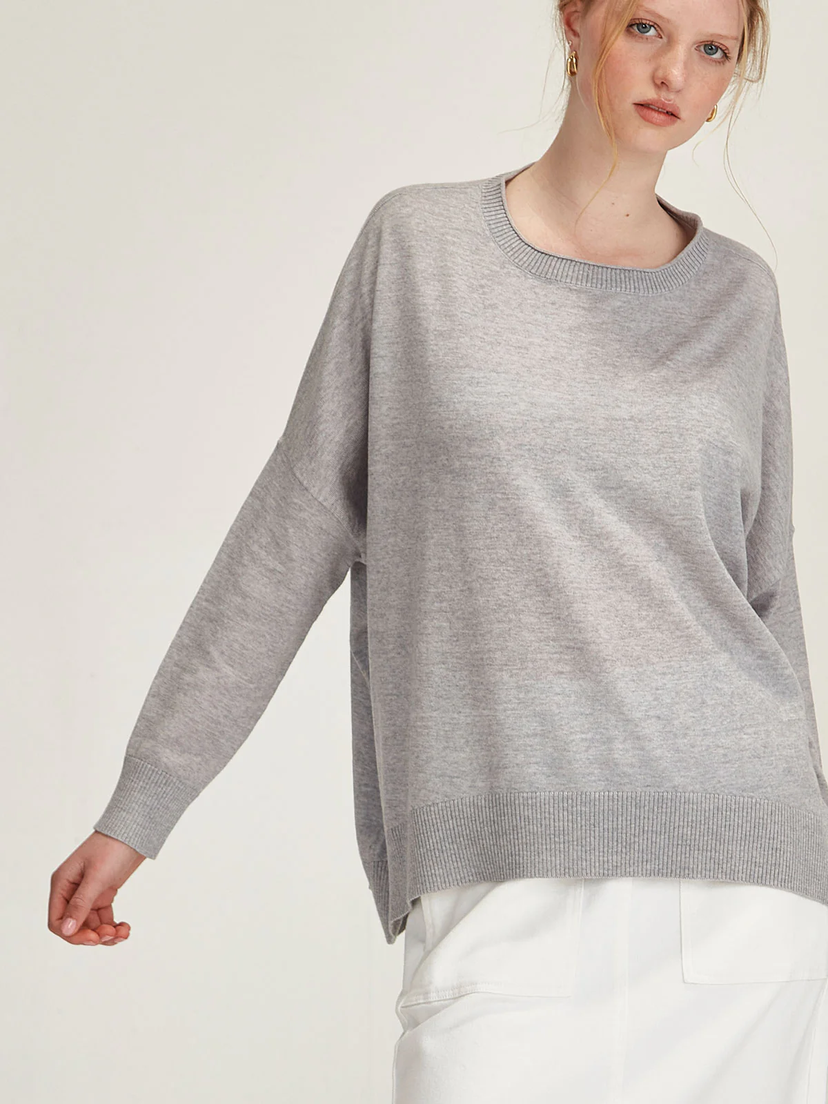 Sills Gemma Merino Weekender - Grey Marle