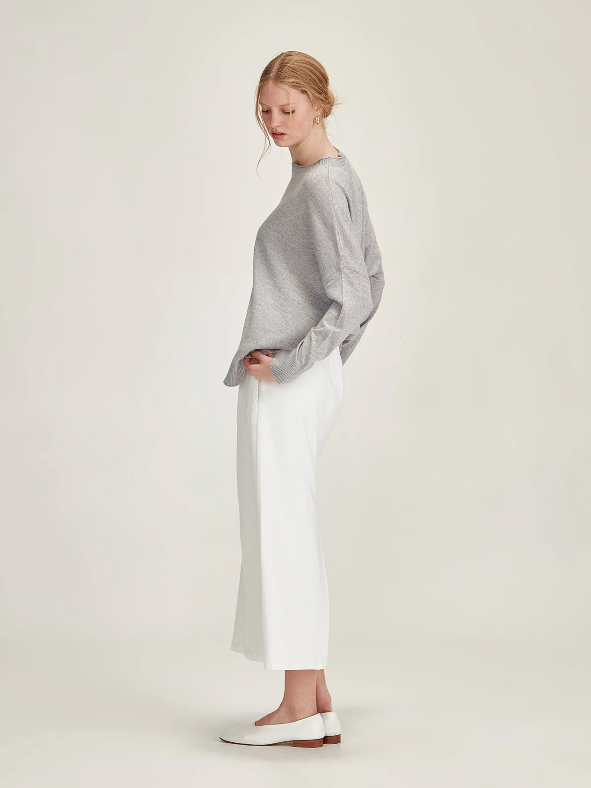 Sills Gemma Merino Weekender - Grey Marle