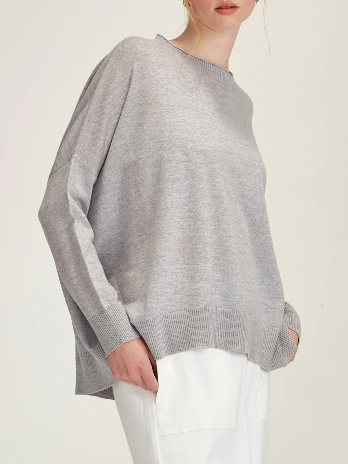 Sills Gemma Merino Weekender - Grey Marle