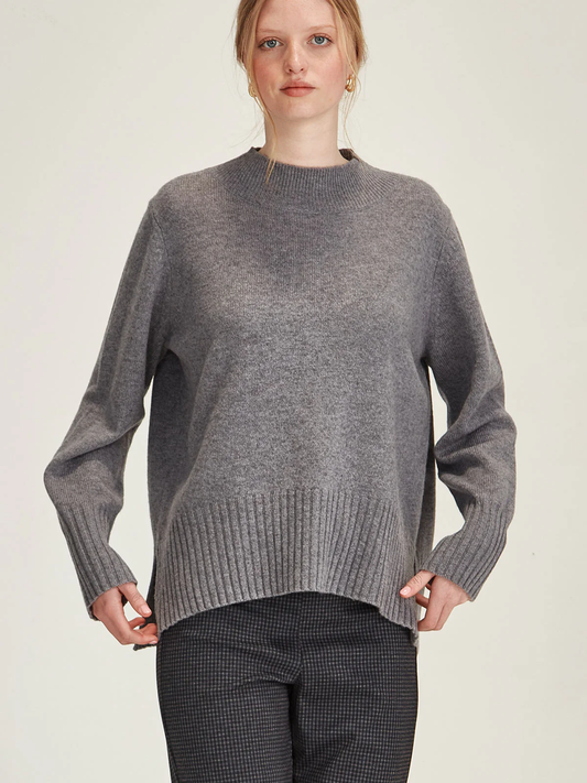Sills Rei Merino Sweater - Grey Marle