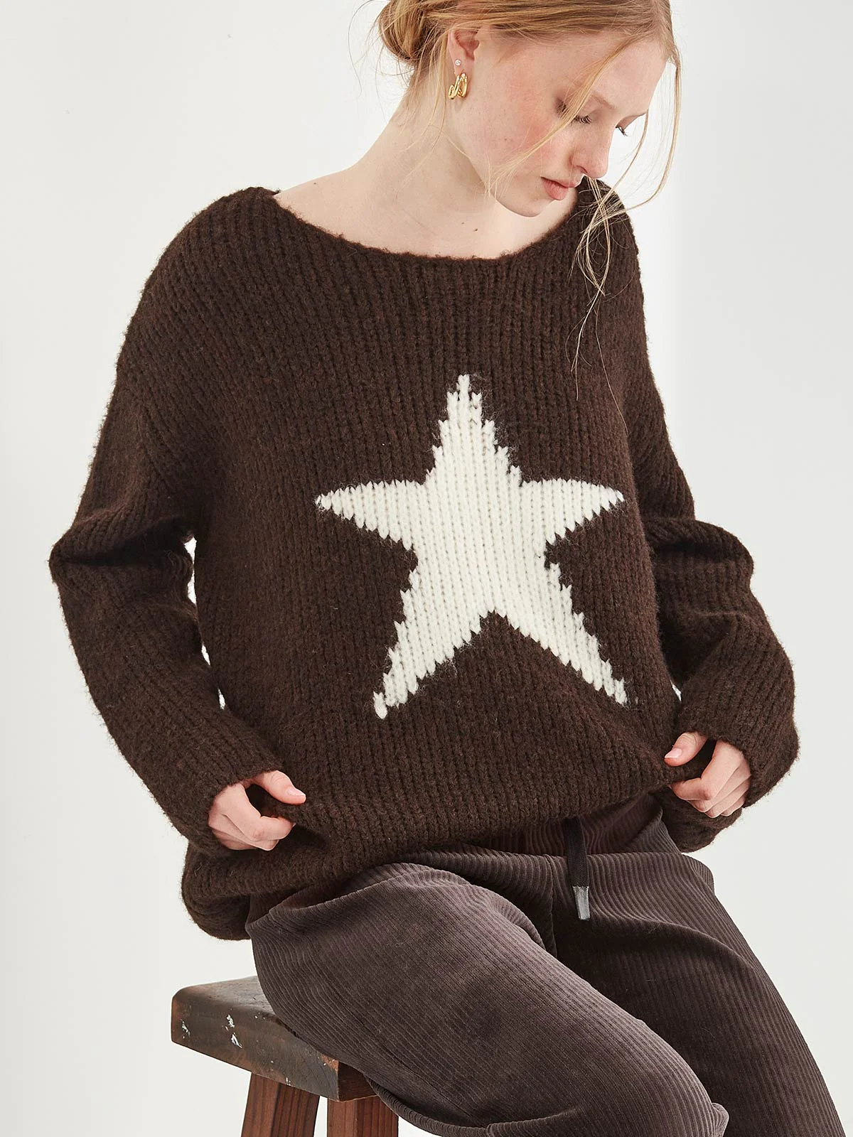Sills Alice Star Weekender - Choc/White