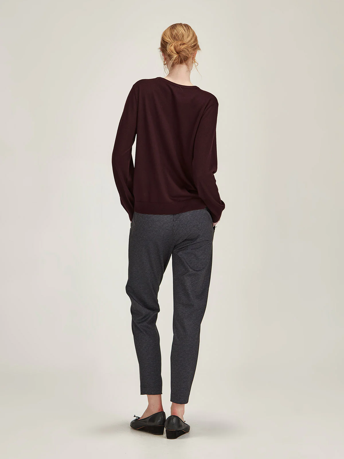 Sills Blue Check Jogger - Blue Check