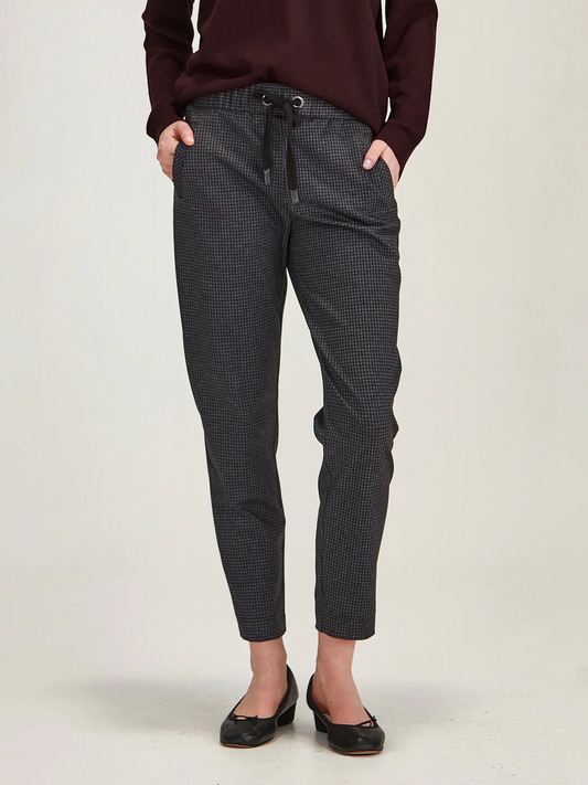 Sills Blue Check Jogger - Blue Check