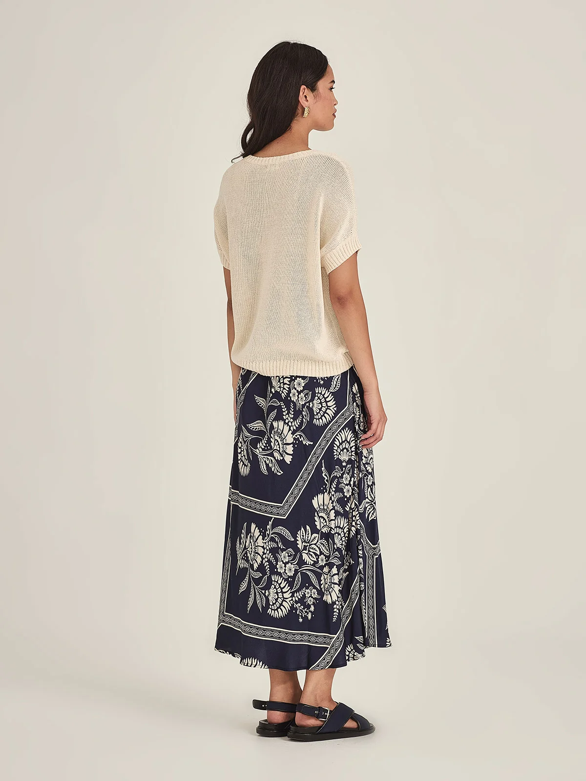 Sills Richmond Boxy Tee - Champagne