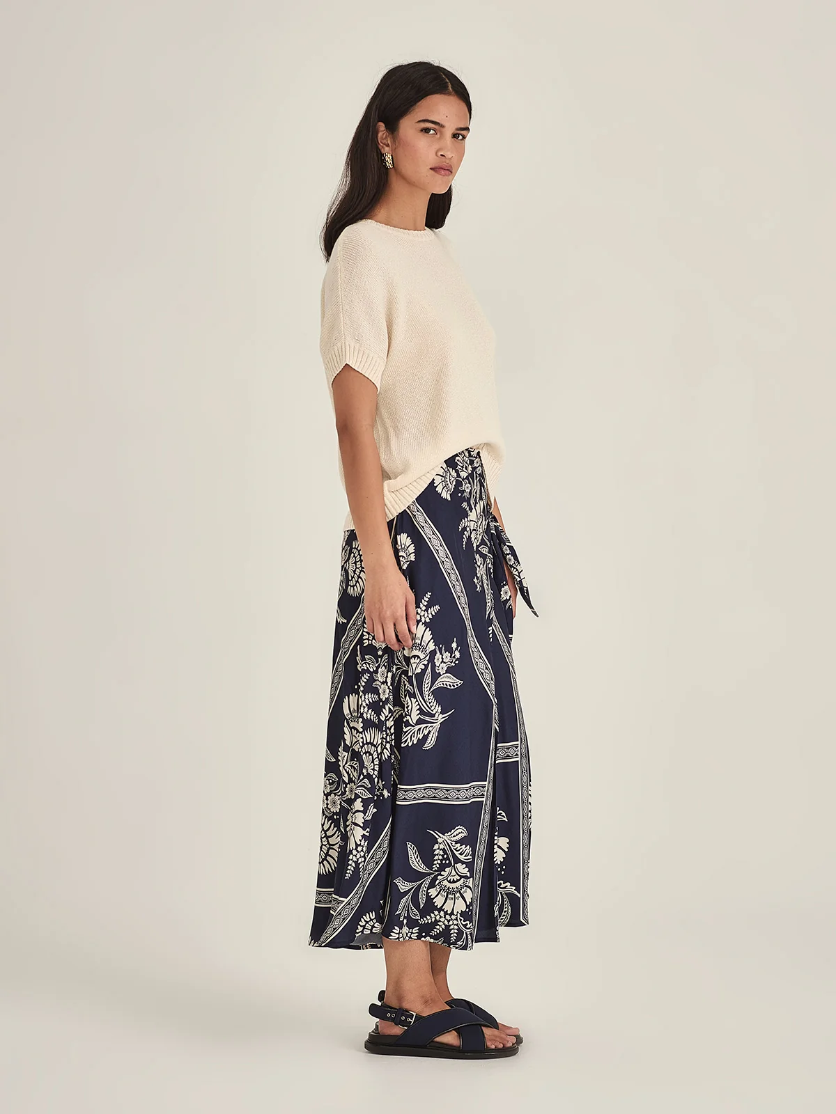 Sills Richmond Boxy Tee - Champagne
