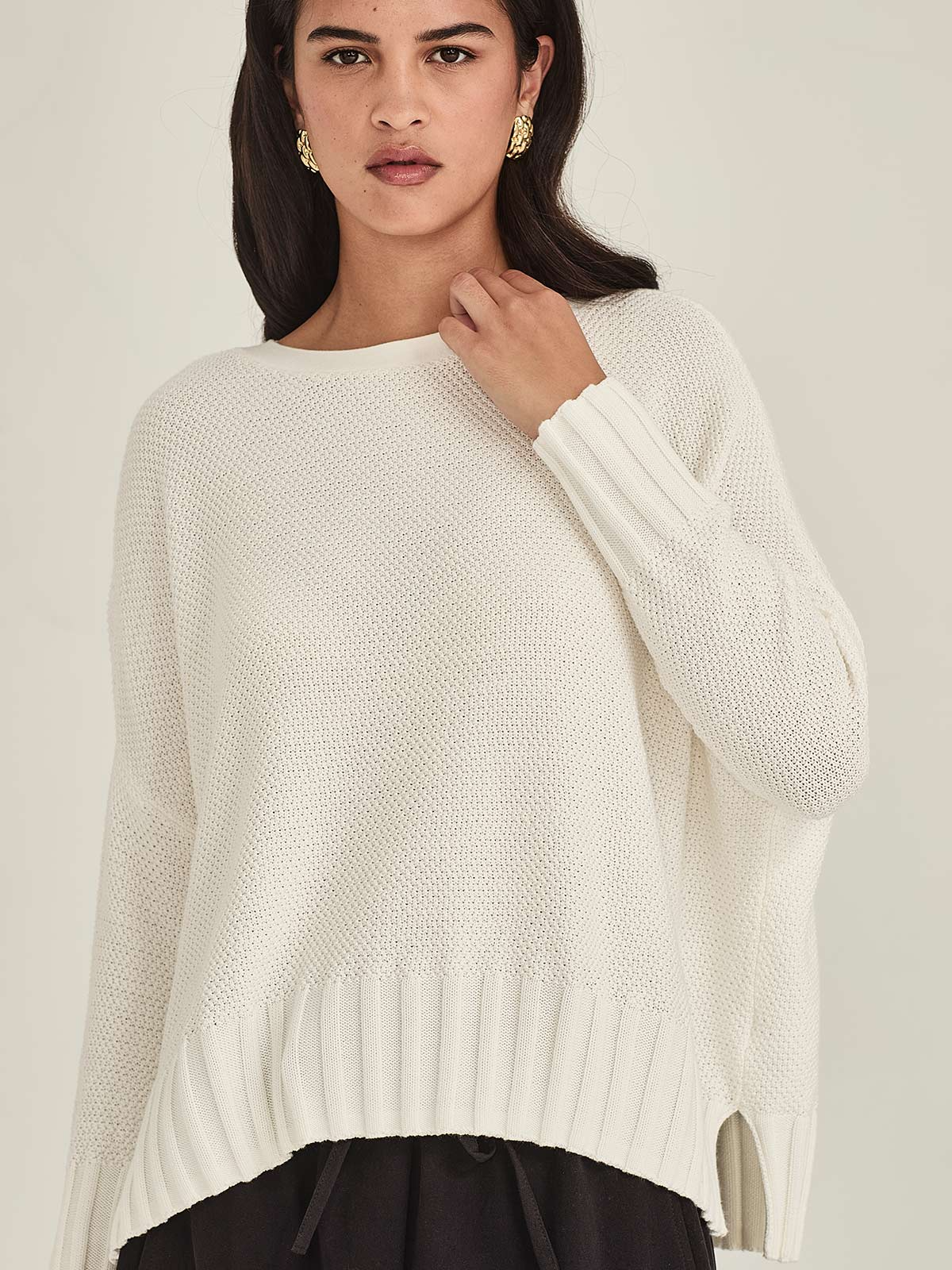 Sills Bri Sweater - Chalk