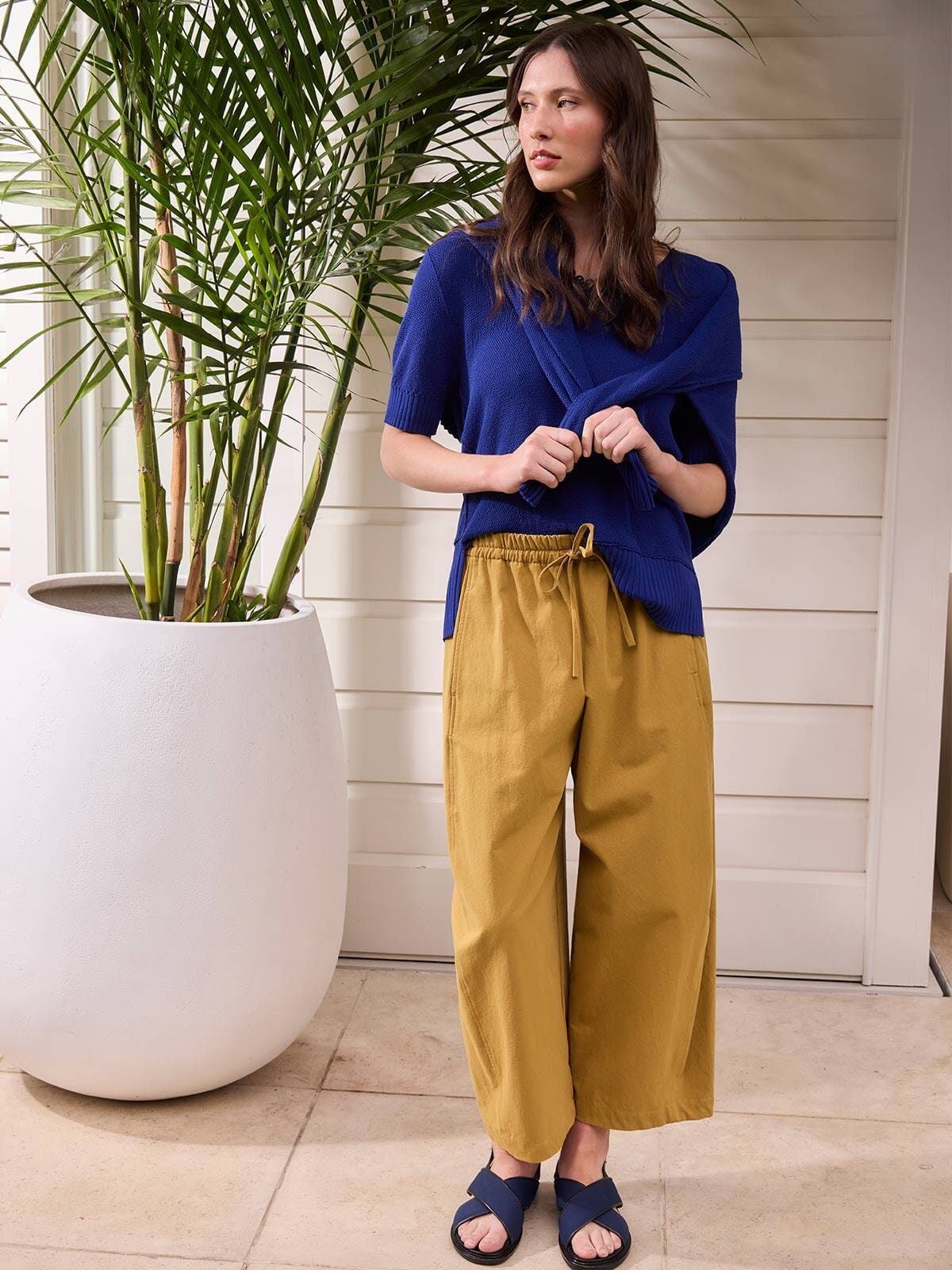 Sills Harriet Barrel Pant - Pistachio