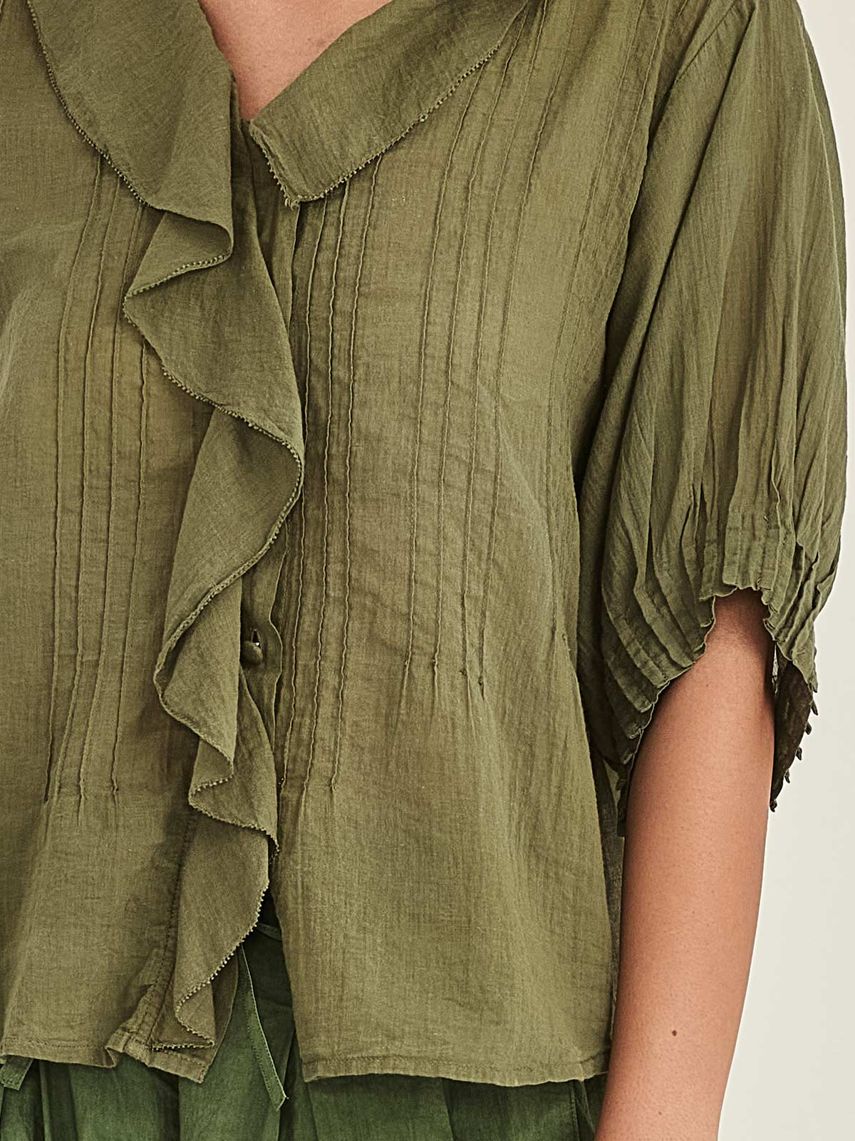 Sills Elodie Blouse - Grass Green