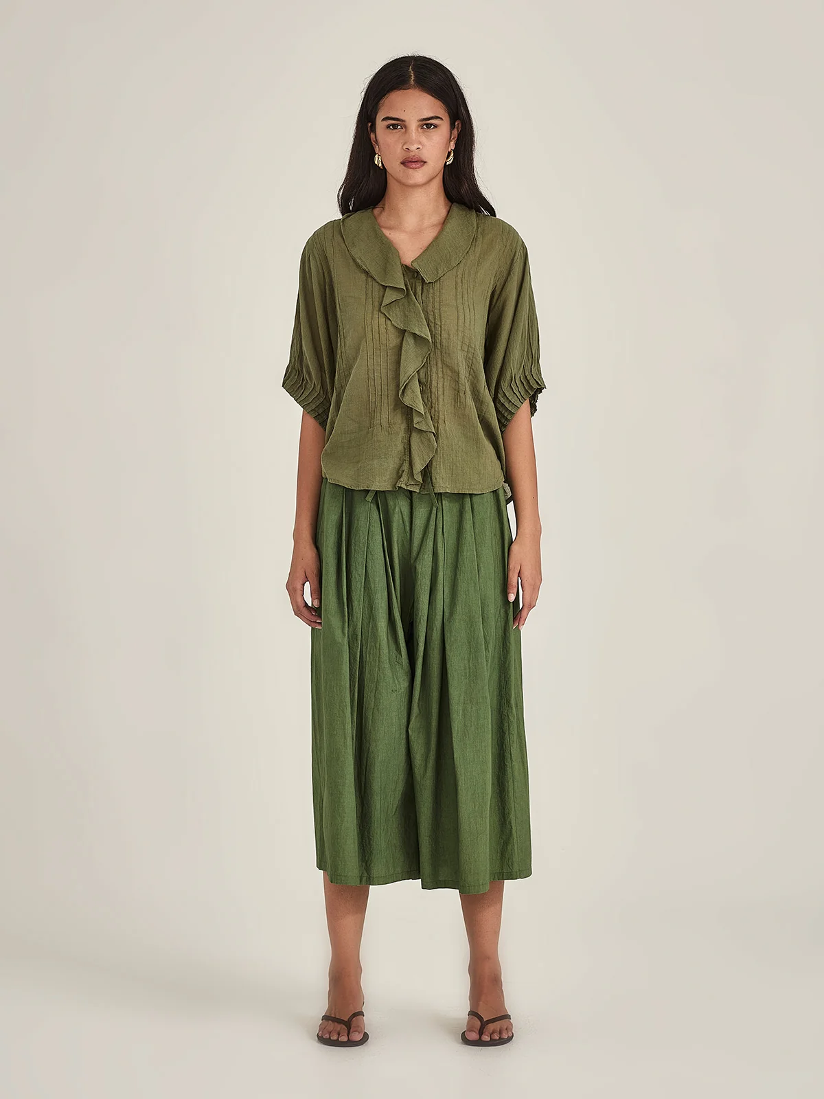 Sills Elodie Blouse - Grass Green