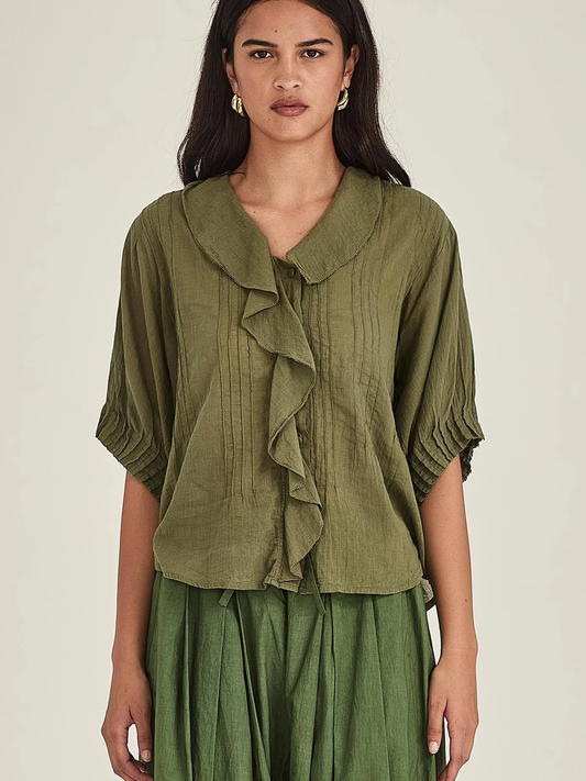 Sills Elodie Blouse - Grass Green