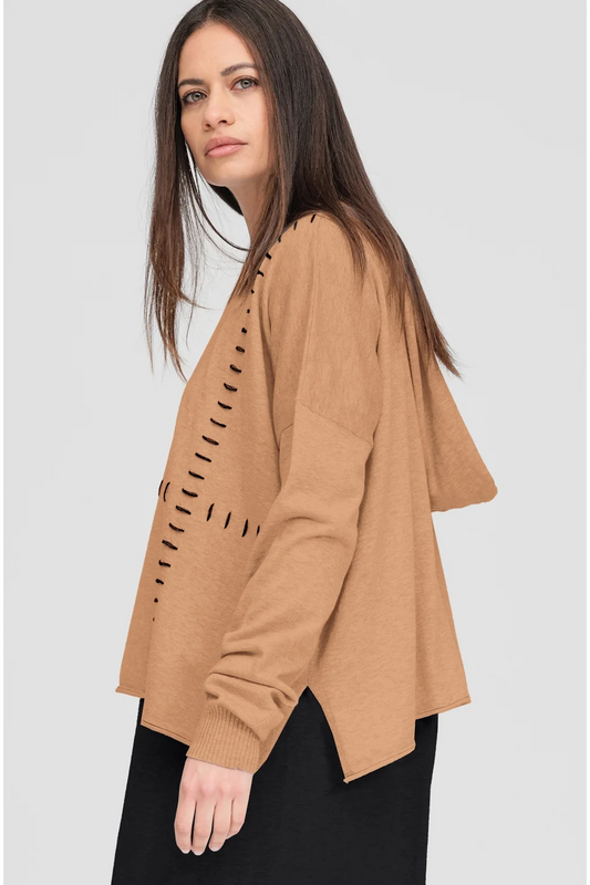 Taylor Stitched Lucent Hoodie - Toffee/Black