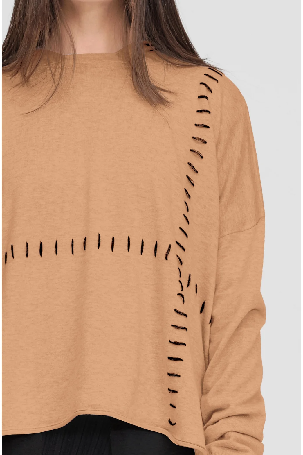 Taylor Stitched Lucent Hoodie - Toffee/Black