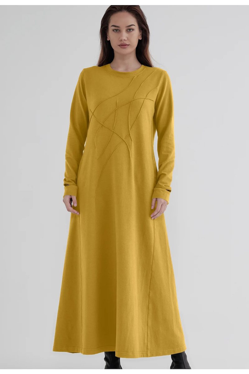 Taylor Surge Dress - Sulphur