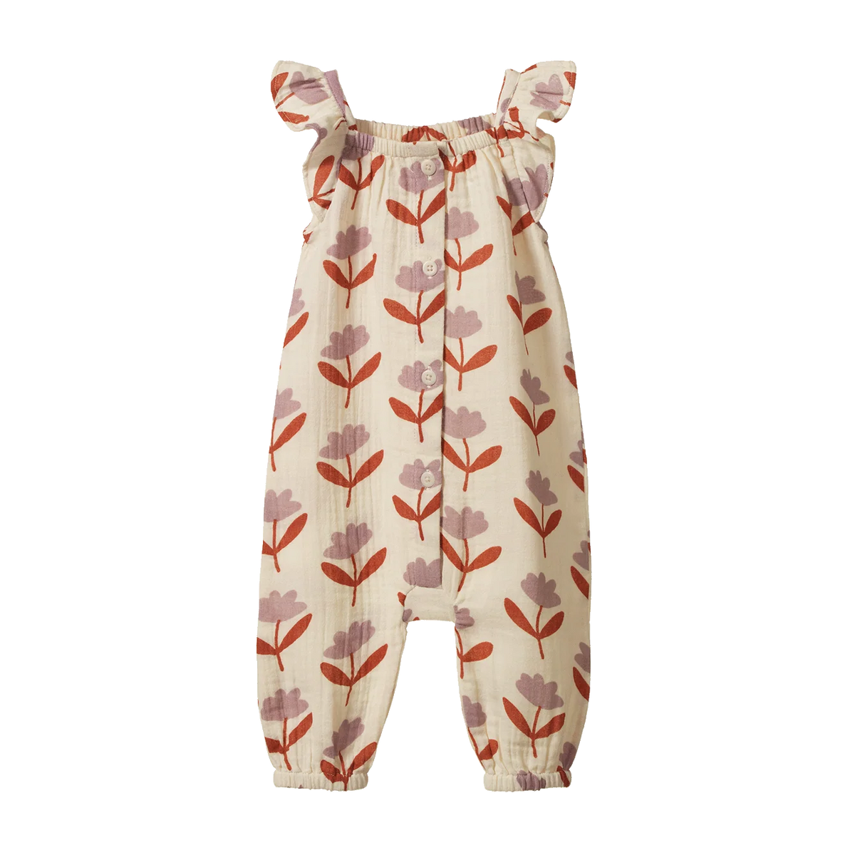 Nature Baby Tilda Suit Muslin - Fleurette Print