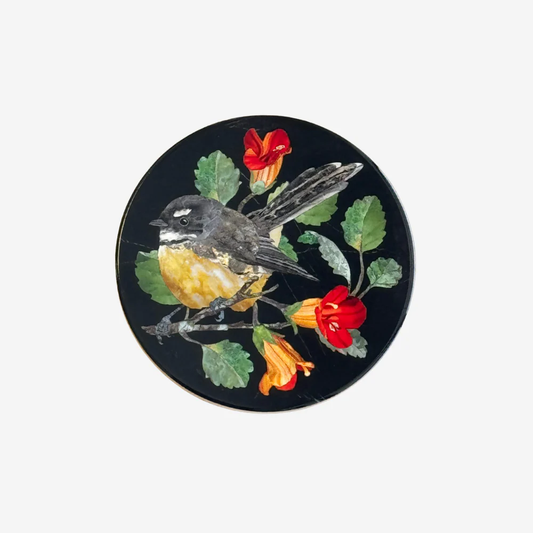 Tikitibu Coaster - Pietra Dura Fantail