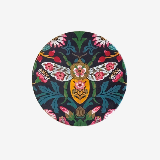 Tikitibu Coaster Damask - Bee