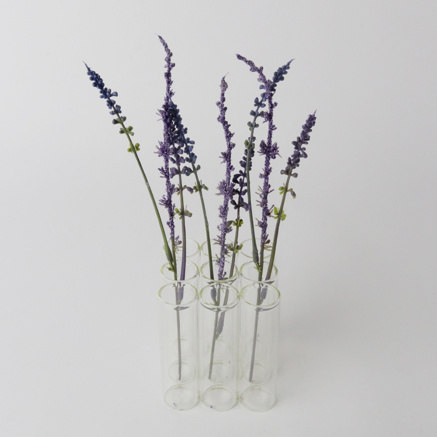 Le Forge Test Tube 9pc Vase Clear - 3x3