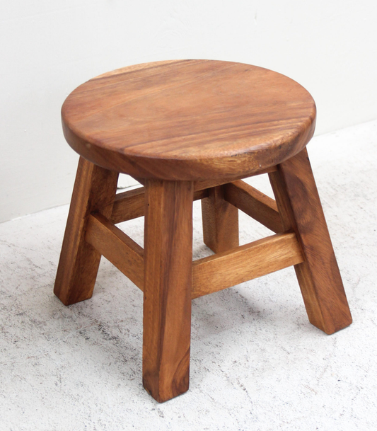 Barron Wooden Stool - Small Round