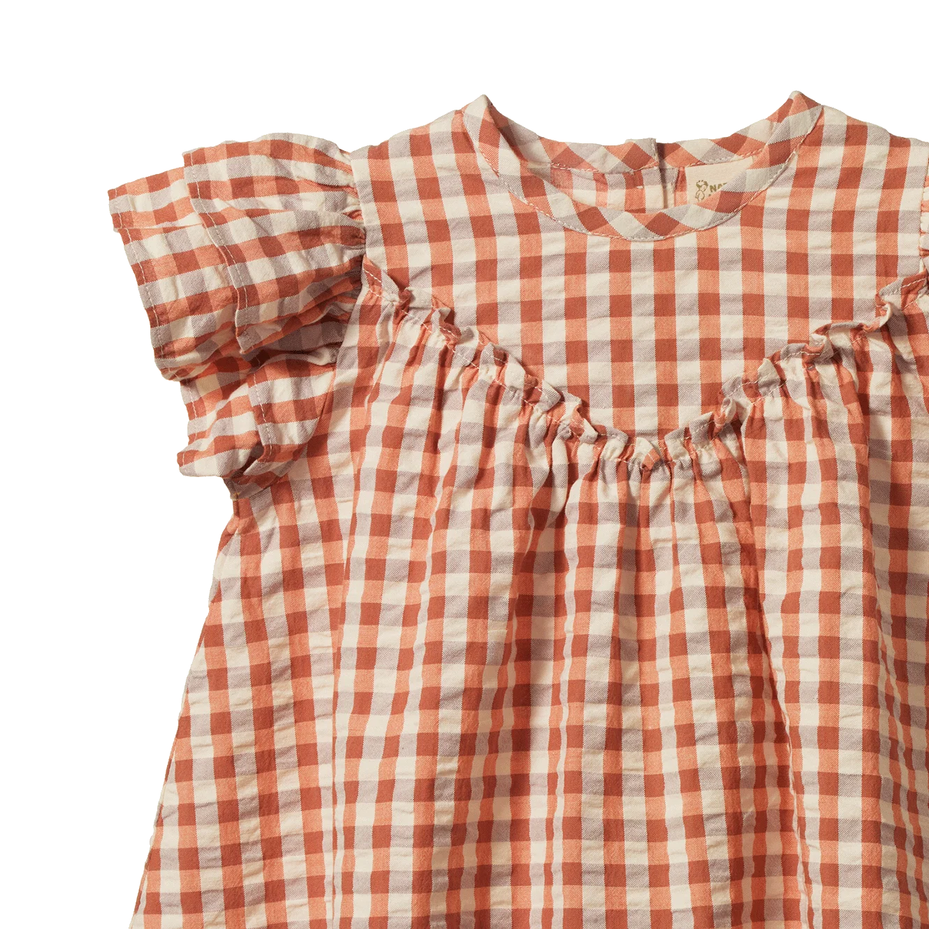 Nature Baby Una Dress - Dandelion Gingham