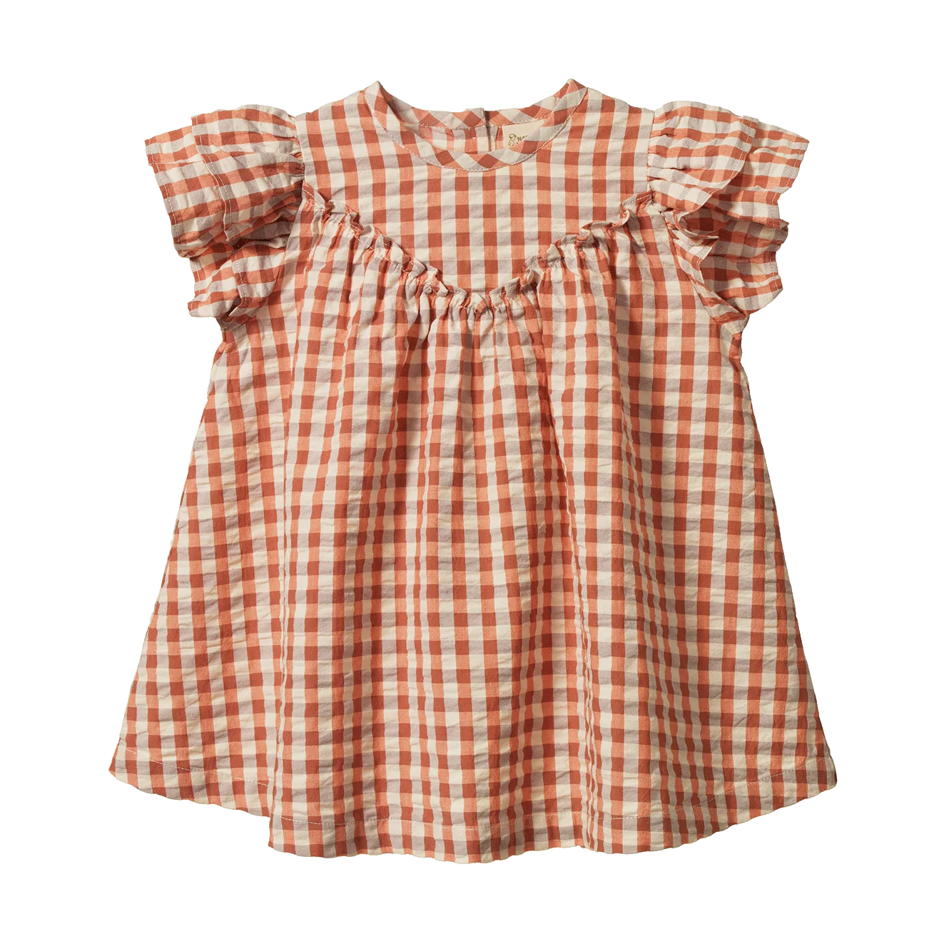 Nature Baby Una Dress - Dandelion Gingham