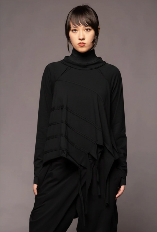 Dogstar Kiyora Loose Top - Black