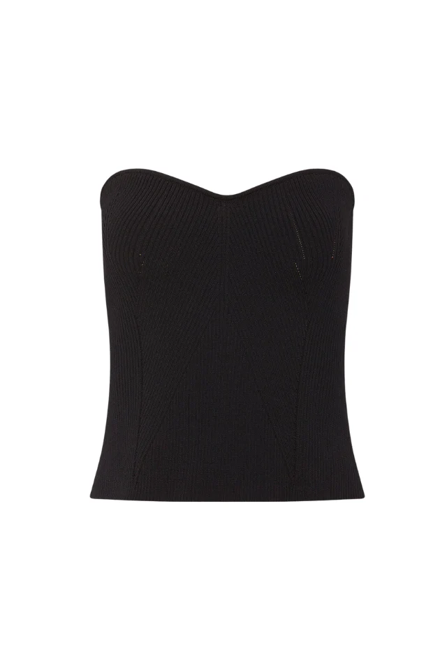 Rue De Femme Valerina Knit Top - Black