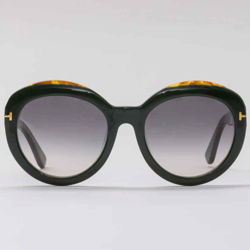 Happy To Sit On Your Face Vanilla Sunglasses - Moss