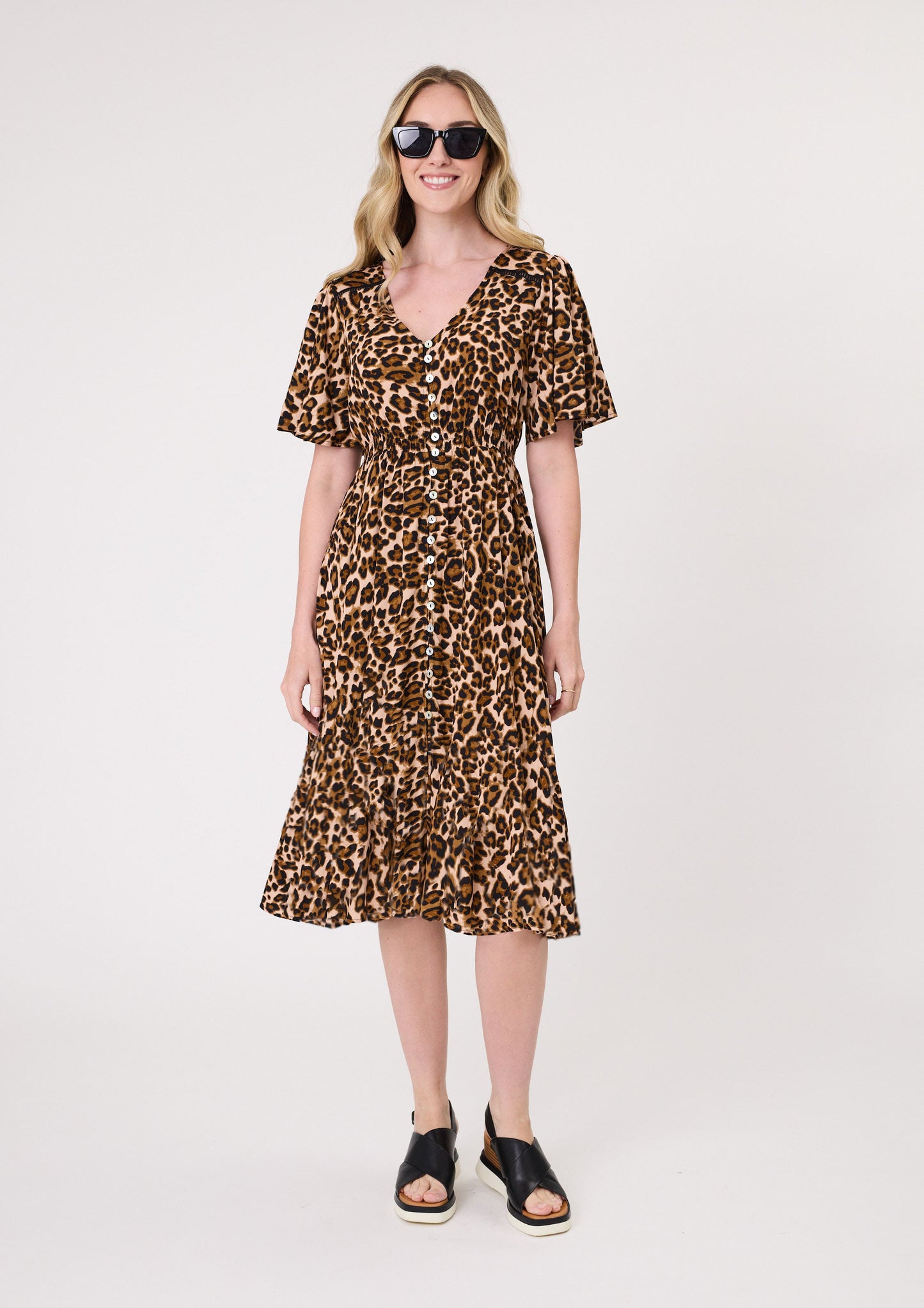 Lemon Tree Vittoria Dress - Leopard Print
