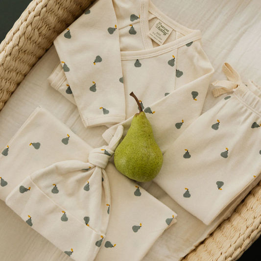 Nature Baby Welcome Home Bundle - Petite Pear Print