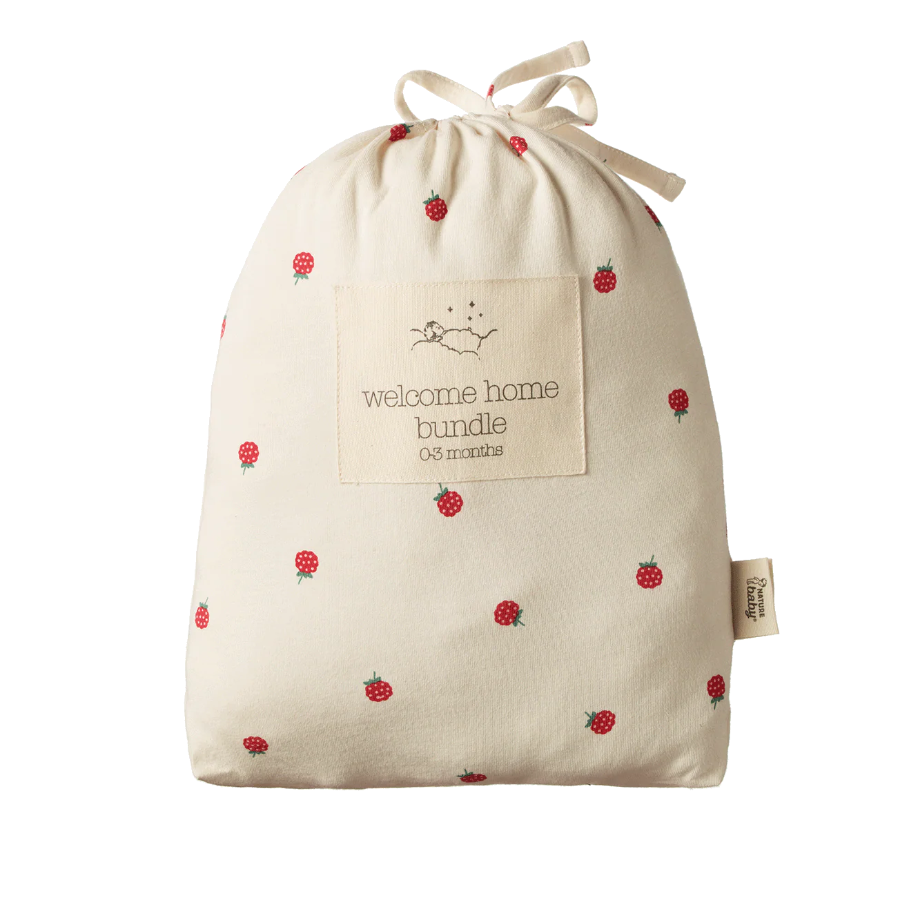 Nature Baby Welcome Home Bundle - Raspberry Print