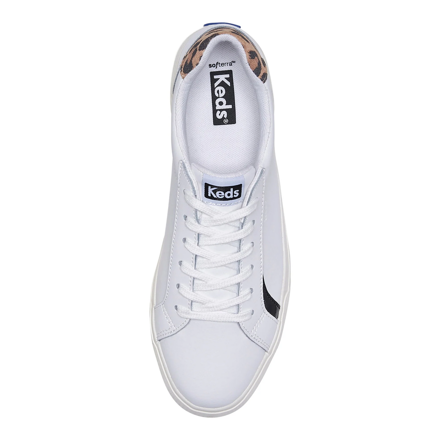 Keds Pursuit Leather Sneaker - White/Tan