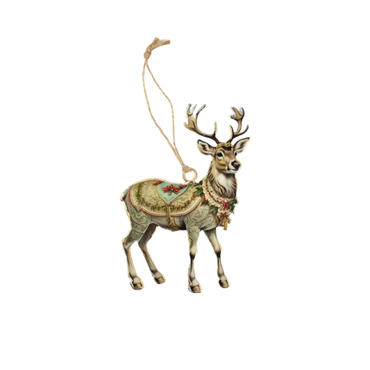 French Country Margo Embellished Hanging Deer