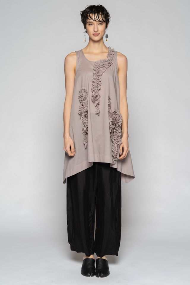 Dogstar Mimi Frill Tunic - Slate