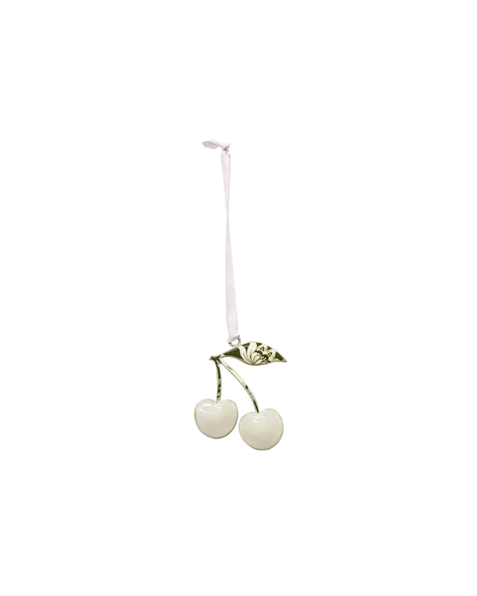 Maytime Floral Hanging Cherries - Light Green Magnolia