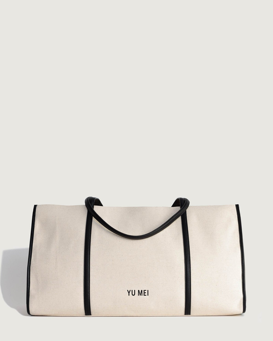 Yu Mei Wellington Weekender - Natural Canvas