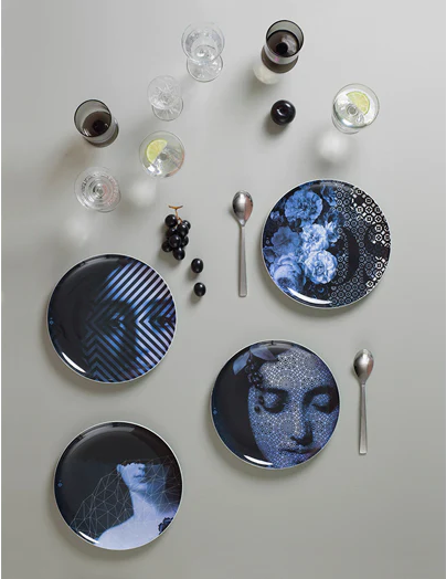 Ibride Porcelain Plates Four - Osorio