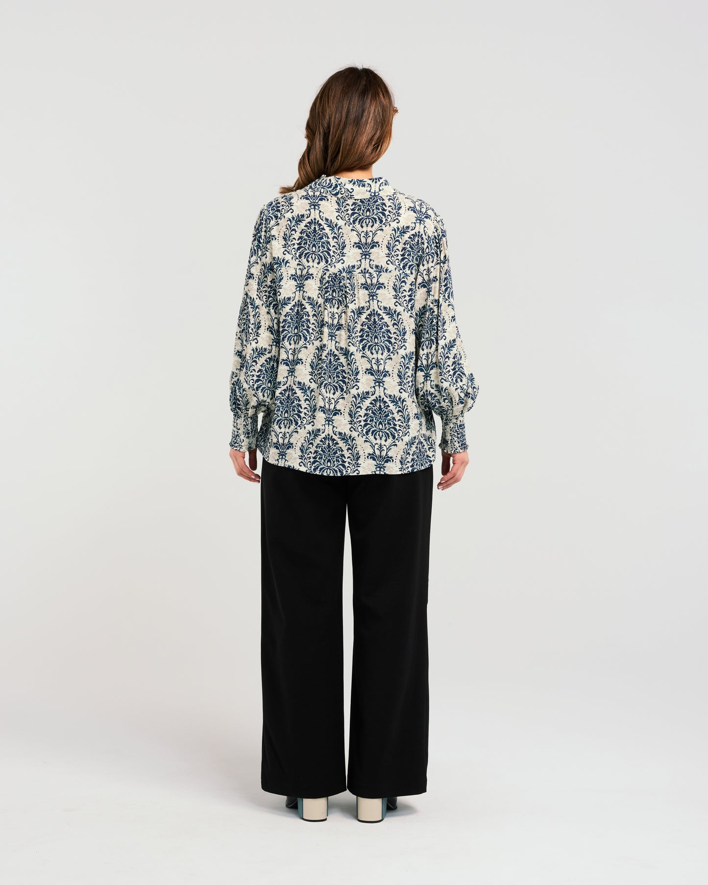 Zafina Topaz Shirt - Damask