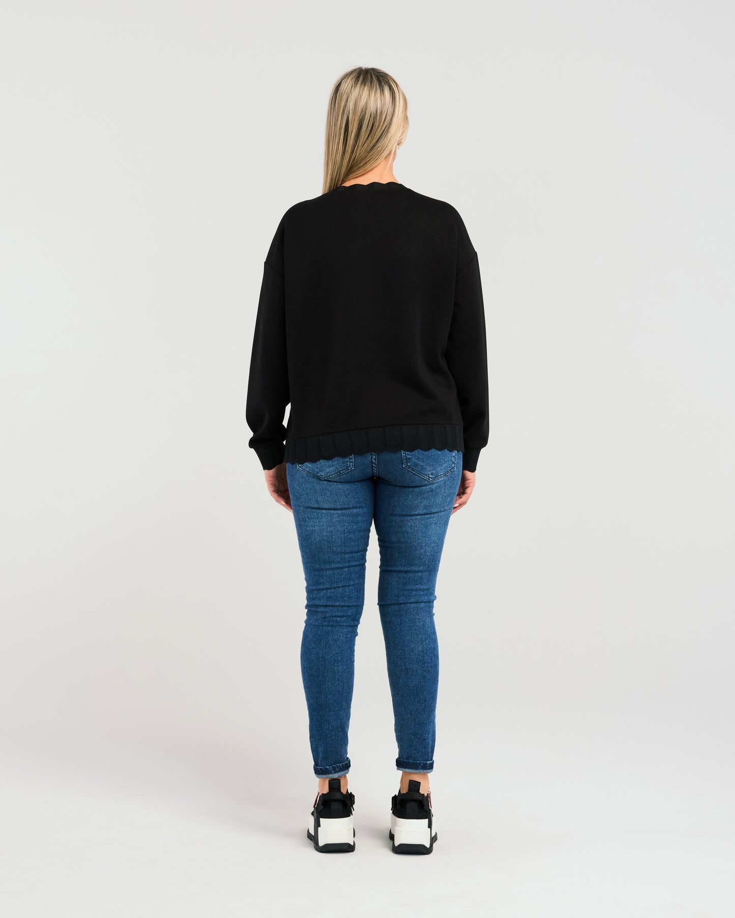 Zafina Morgan Sweat - Black