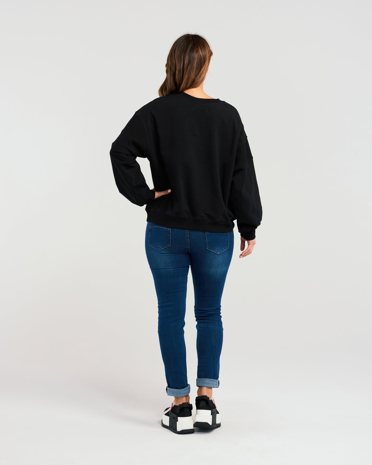 Zafina Livia Sweat - Black