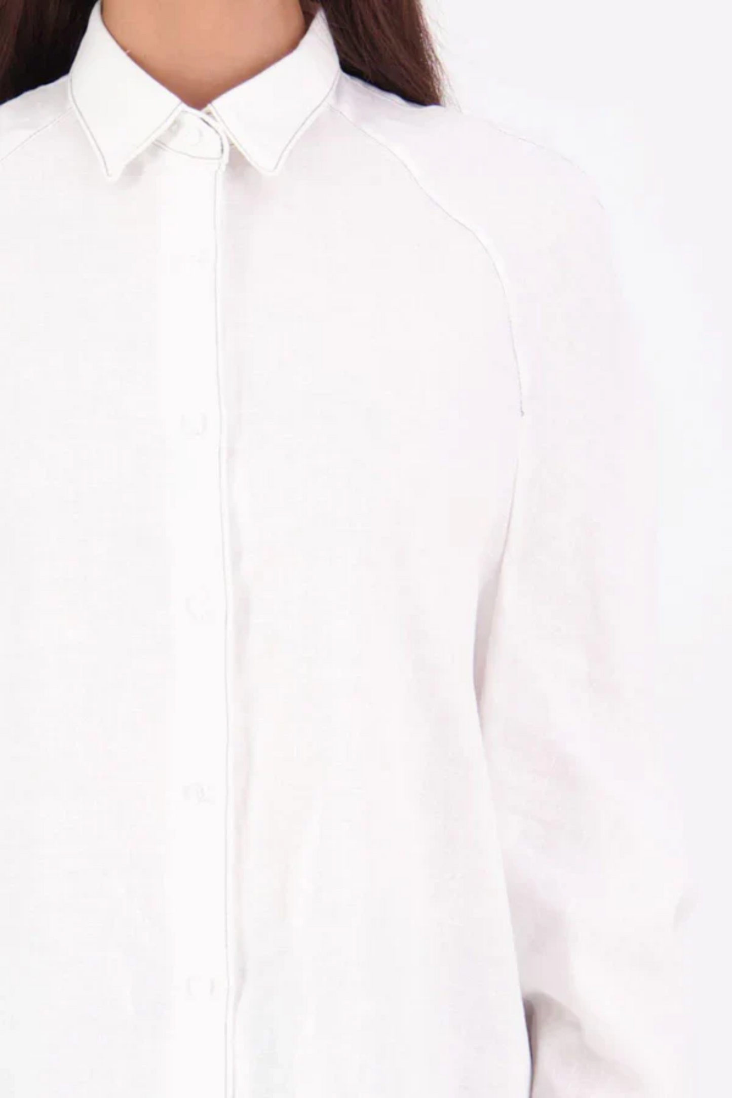 NES Zola Linen Shirt - White