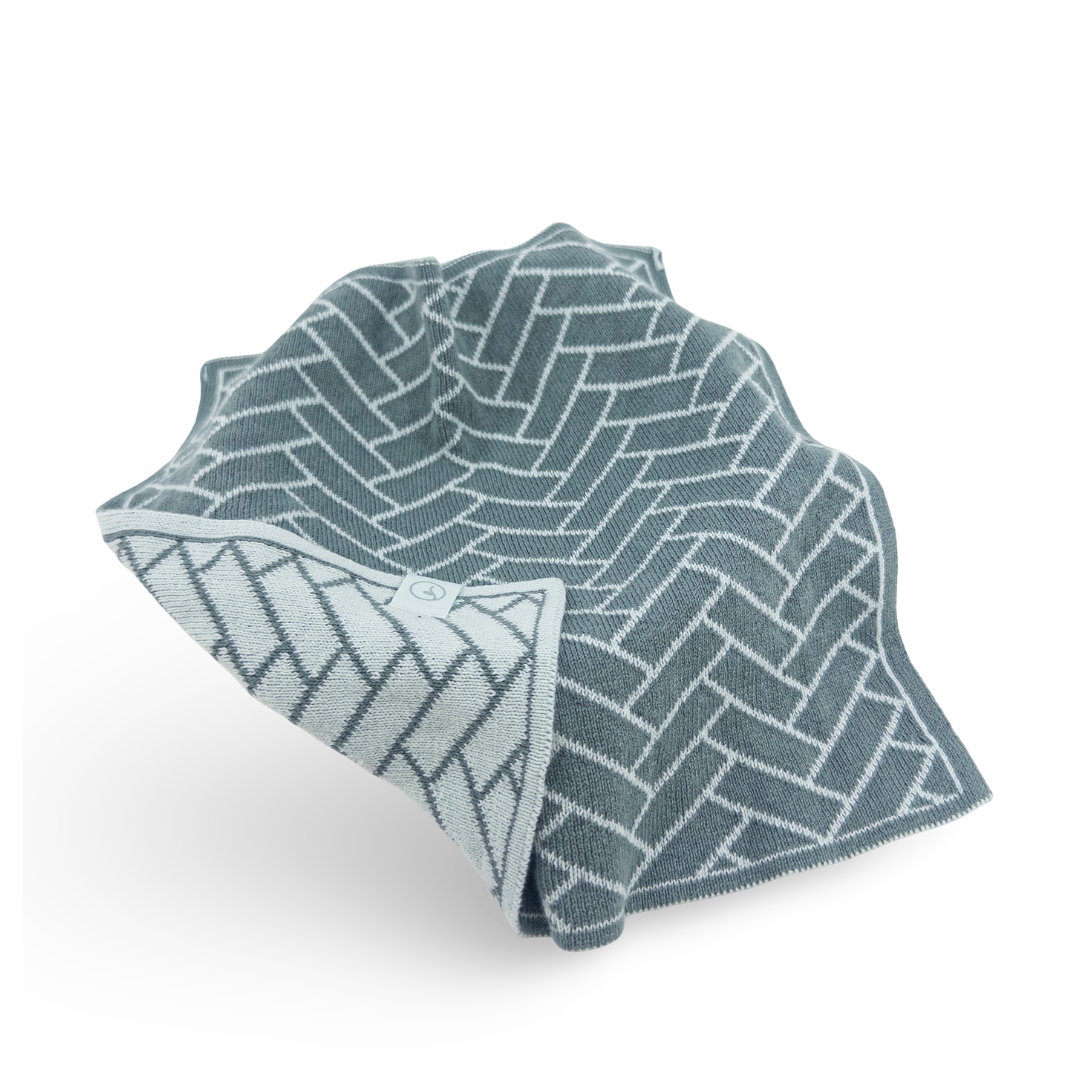 Ecovask Multi Cloth 2pk - Sea Foam Herringbone
