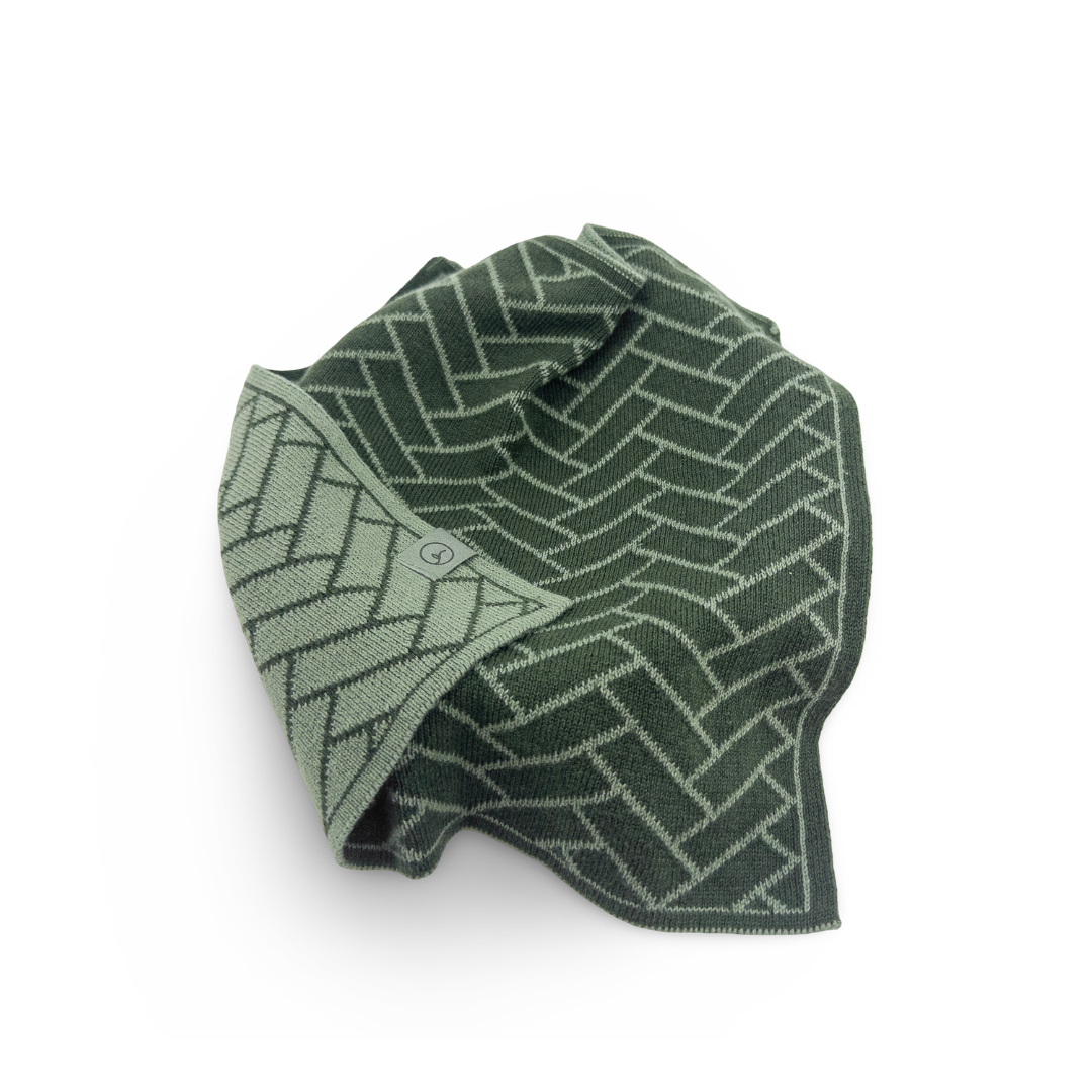 Ecovask Multi Cloth 2pk - Forest Sage Herringbone