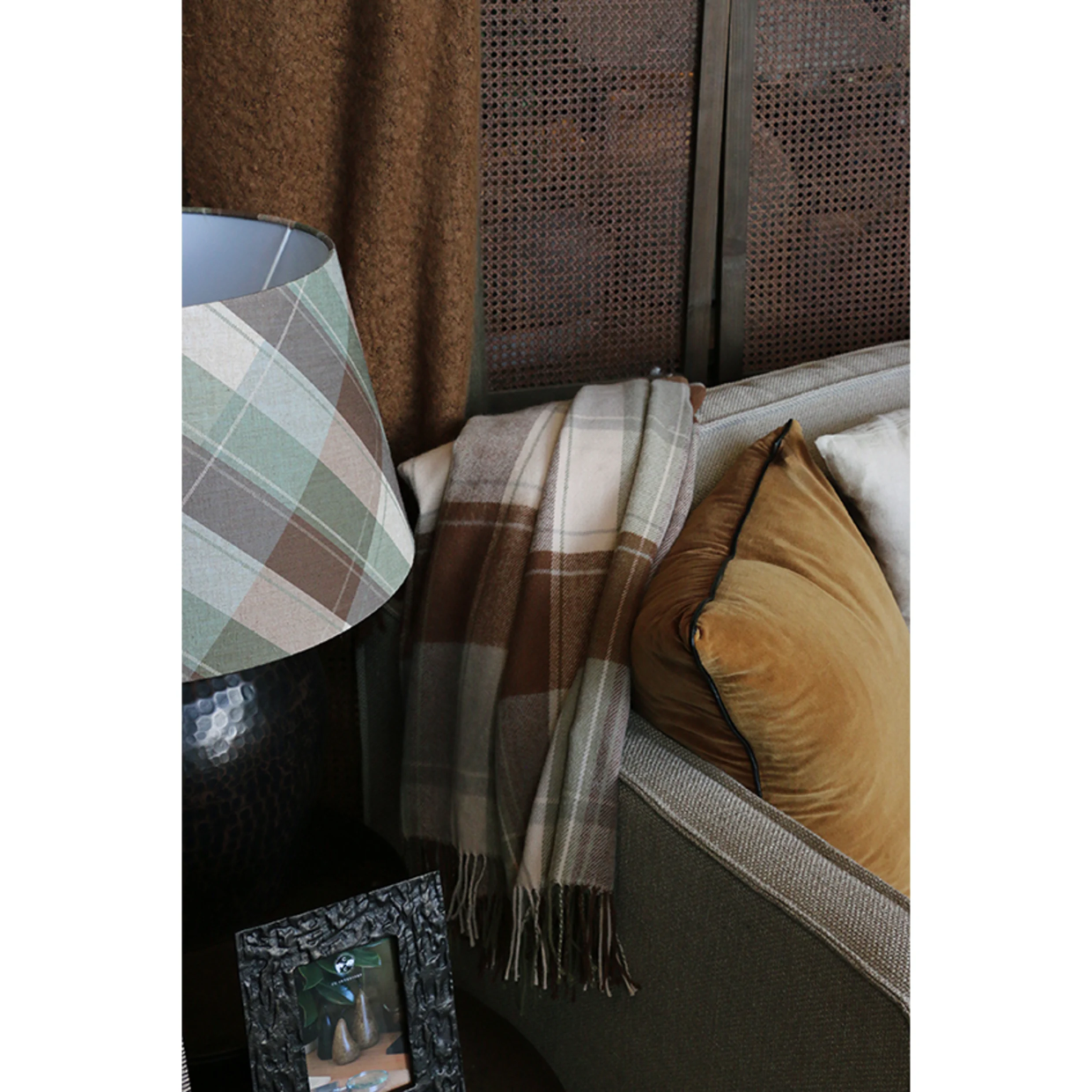 CC Interiors Highland Tartan Throw