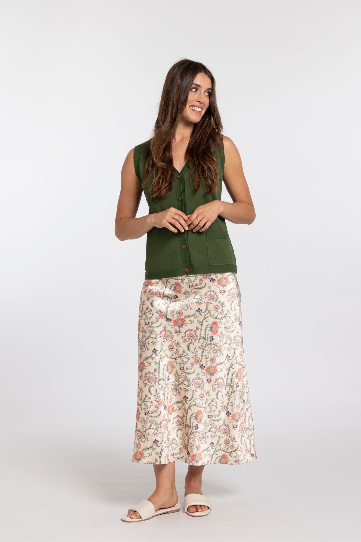 Mi Moso Allegra Vest - Green