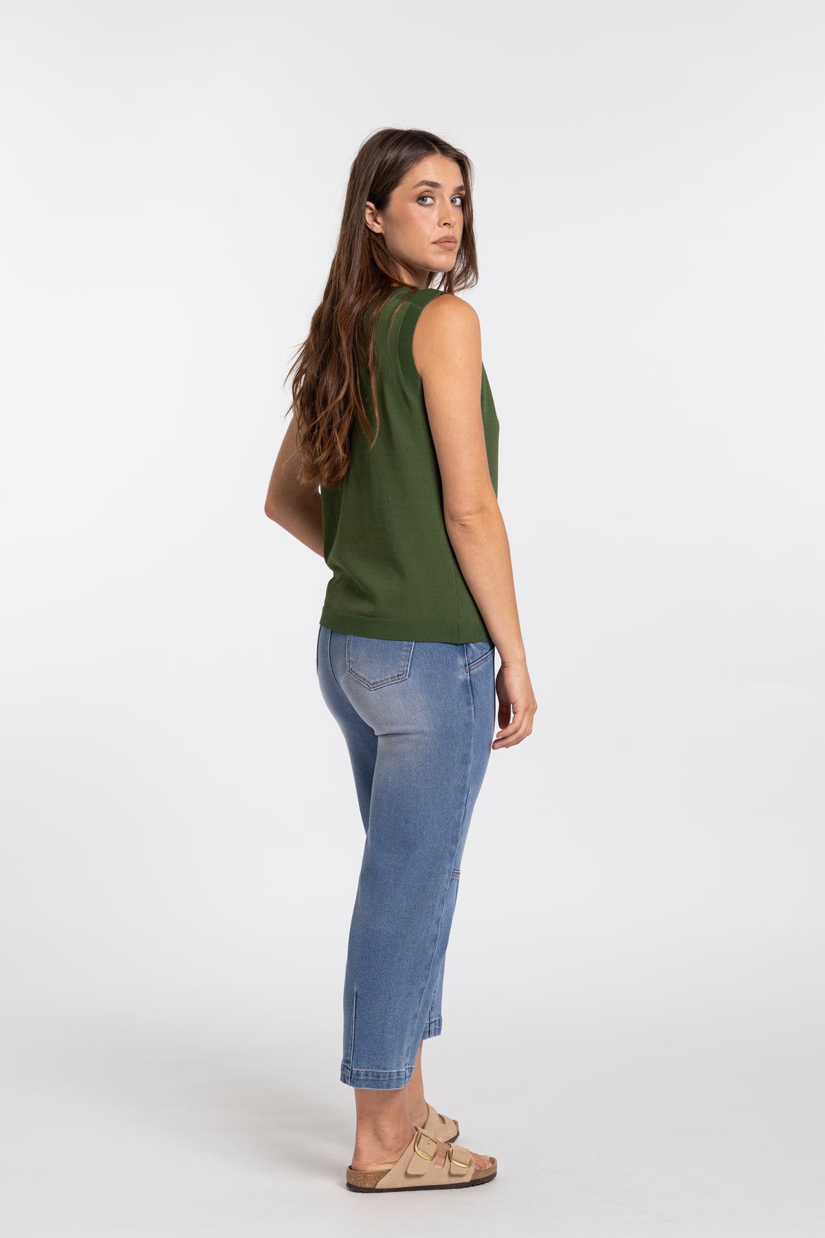 Mi Moso Allegra Vest - Green